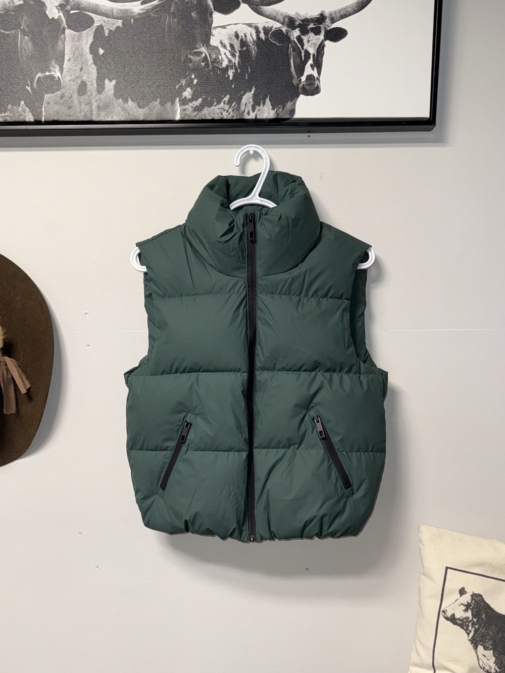 Ardene Dark Green Puffer Vest